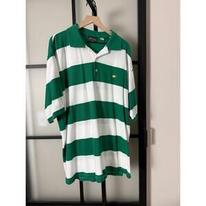Vintage Masters Polo Shirt Men’s Striped Size XL